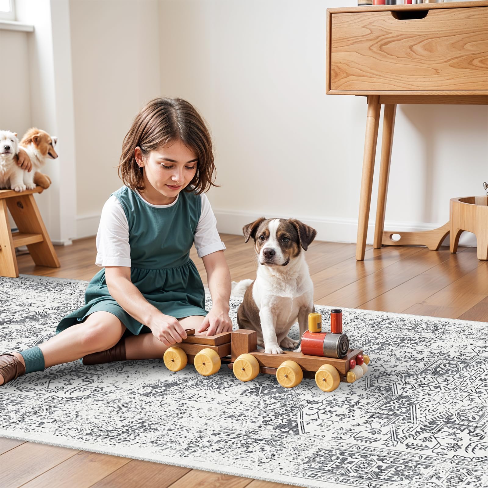 Amazon.com: EISUROM Hallway 2'6''x16' Runner Rug - Non-Slip